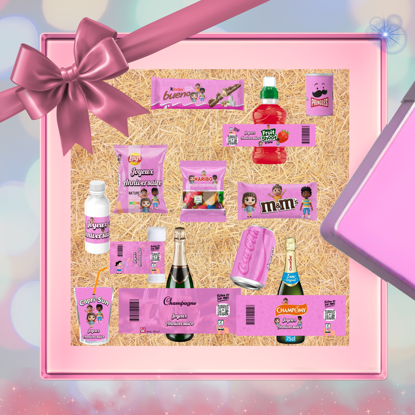 Coffret Premium Thème Rose