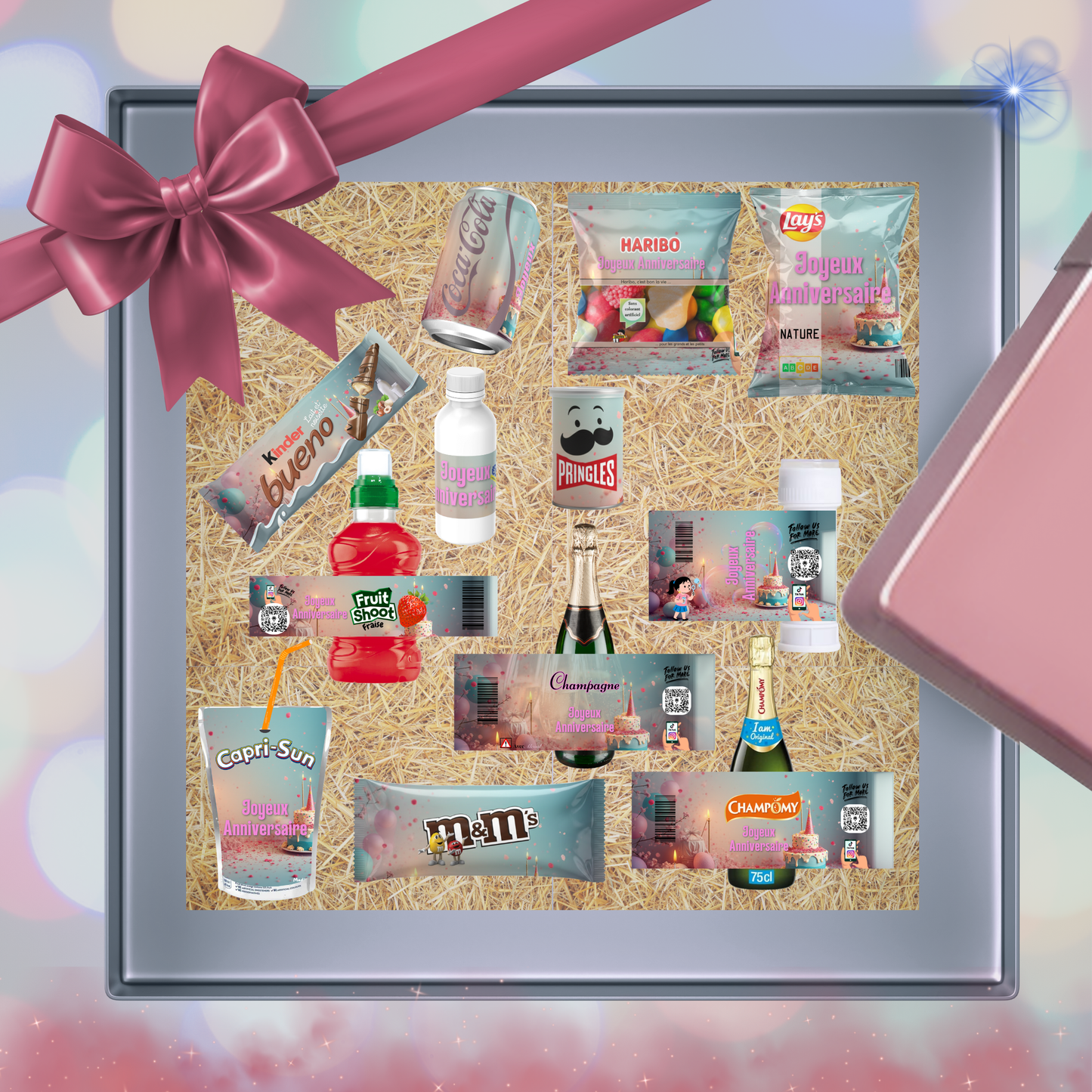 Coffret Premium Thème Gâteau D'anniversaire