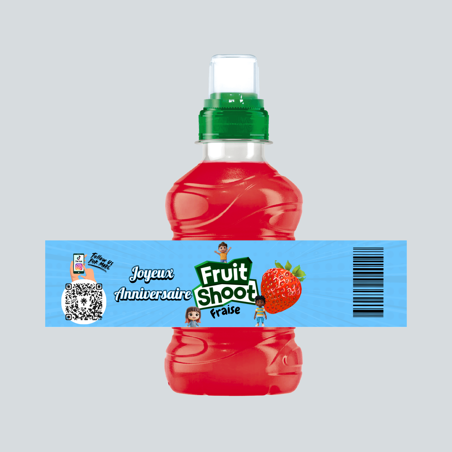 Jus FRUIT SHOOT (Anniversaire Enfants Bleu) Fraise 20cl