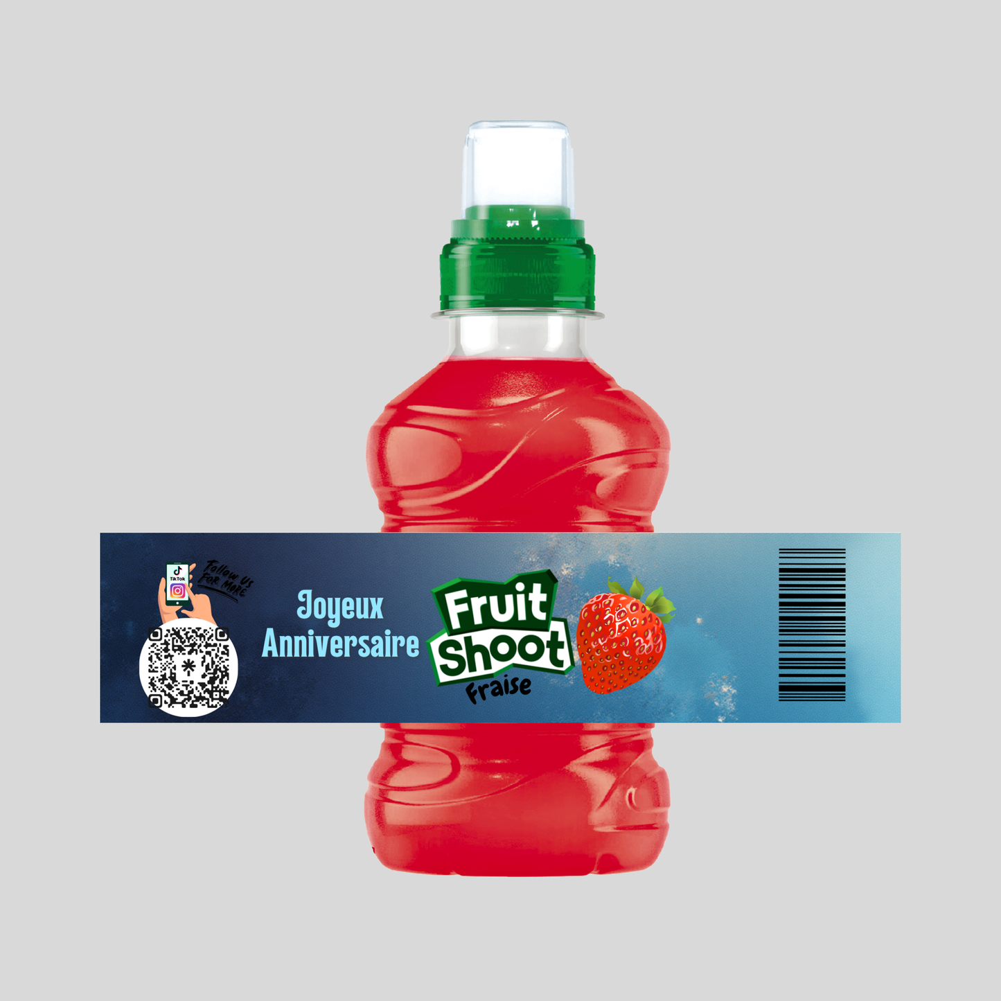 Jus FRUIT SHOOT (Anniversaire Texture Bleu) Fraise 20cl