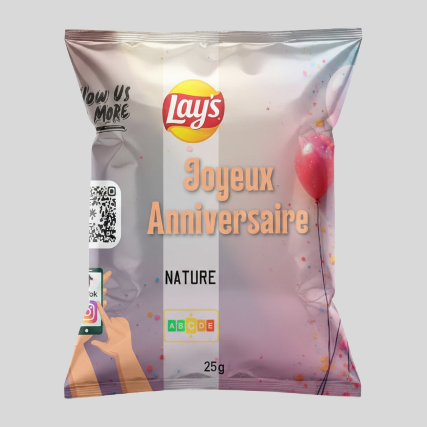Chips LAYS Rose (Ballons Anniversaire) 28g