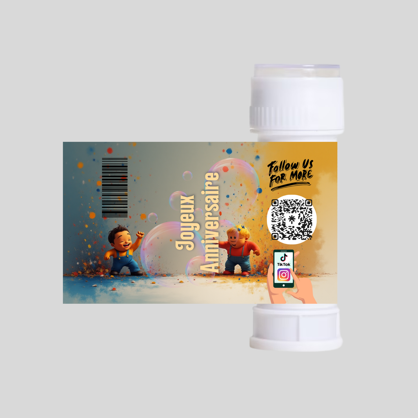 Tube à Bulles (Anniversaire Jeux Enfants)