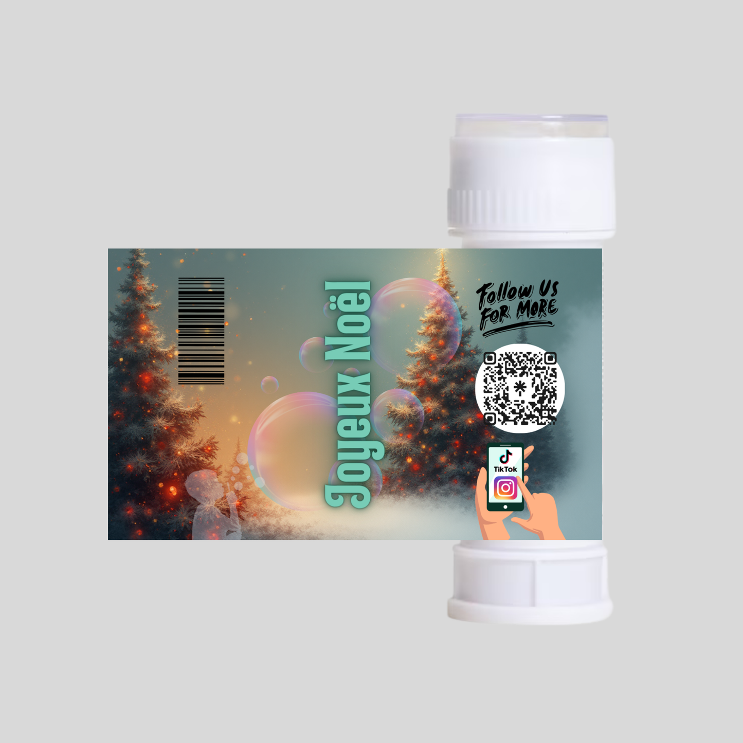Tube à Bulles (Joyeux Noël Gris)