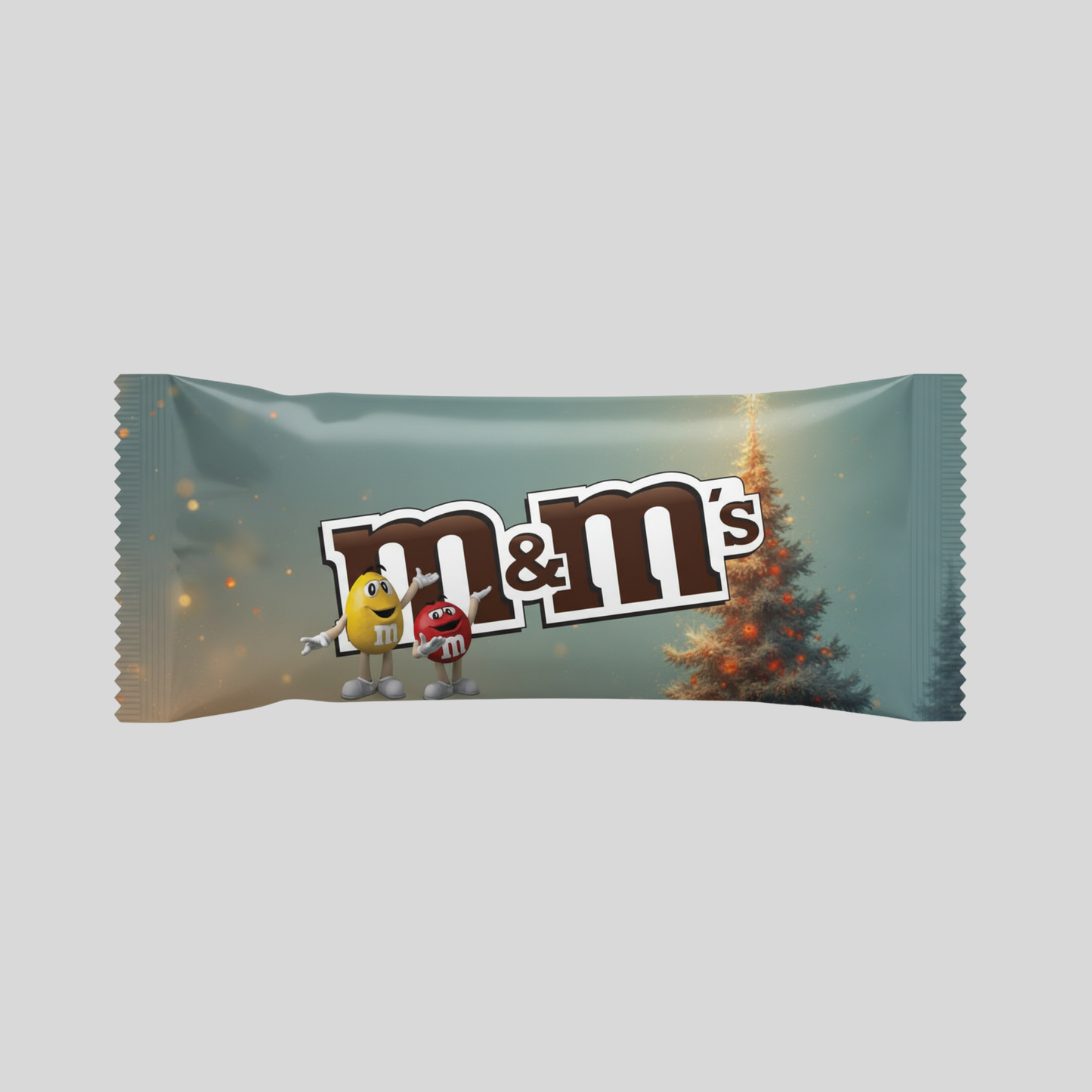 Chocolat M&M's (Anniversaire Joyeux Noël Gris) 45g
