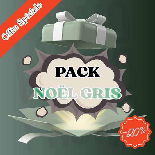 Coffret Premium Thème Noël Gris