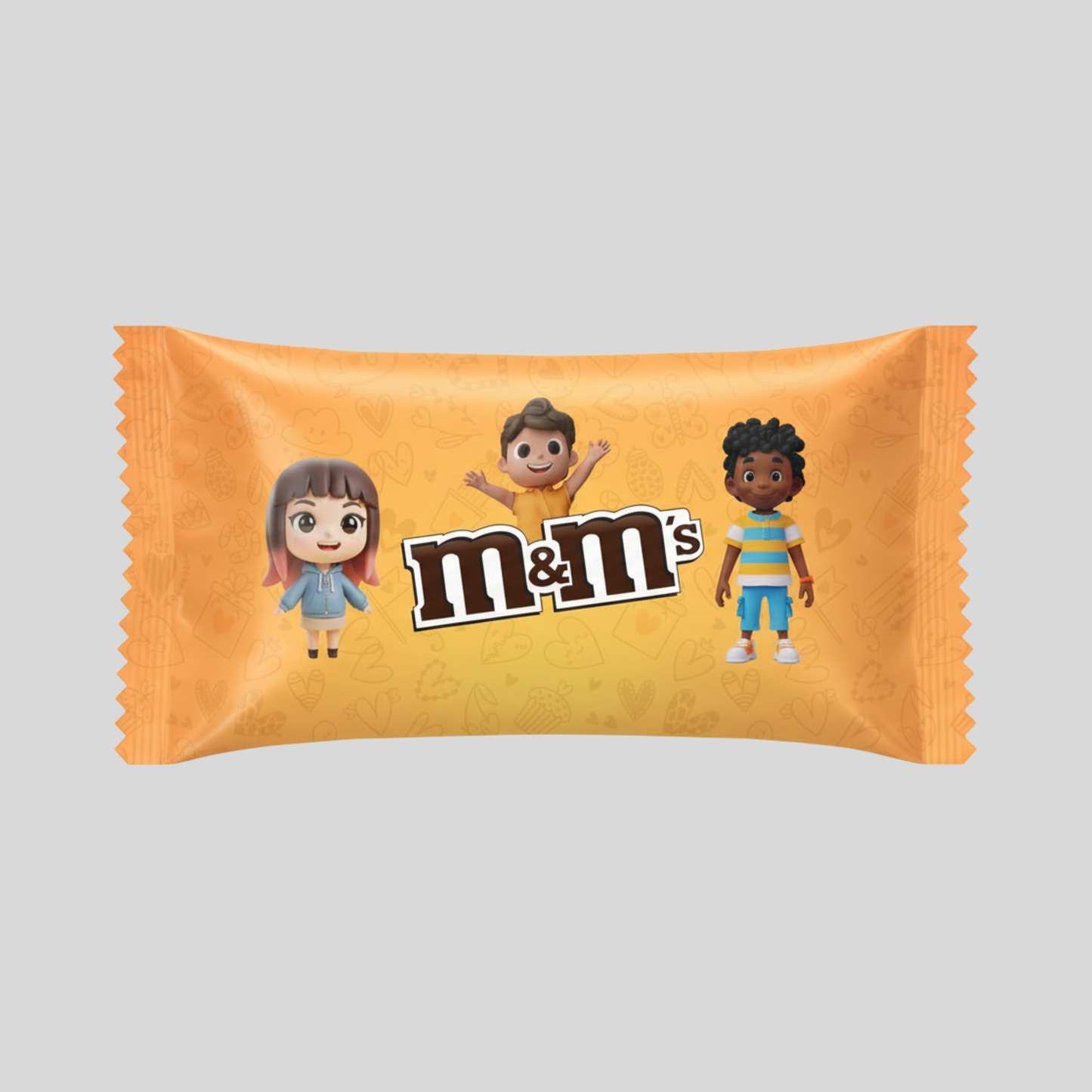 Chocolat M&M's (Anniversaire Enfants Orange) 45g