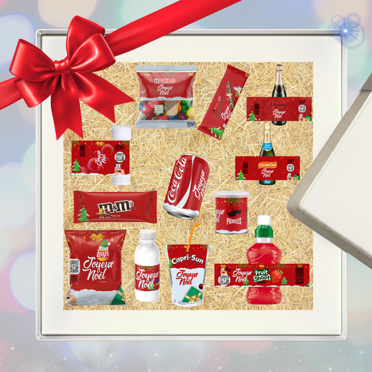 Coffret Premium Thème Noël Rouge et Blanc