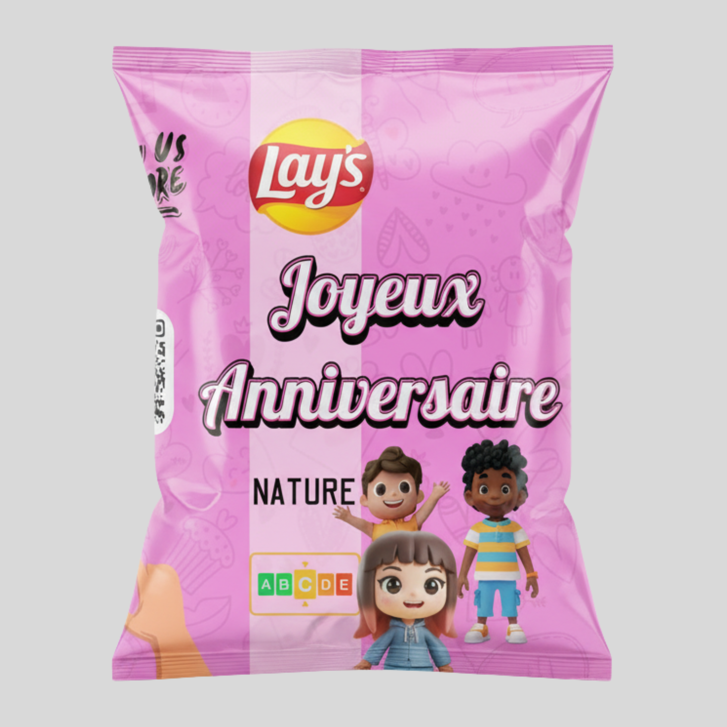 Chips LAYS Rose (Anniversaire Enfants) 28g