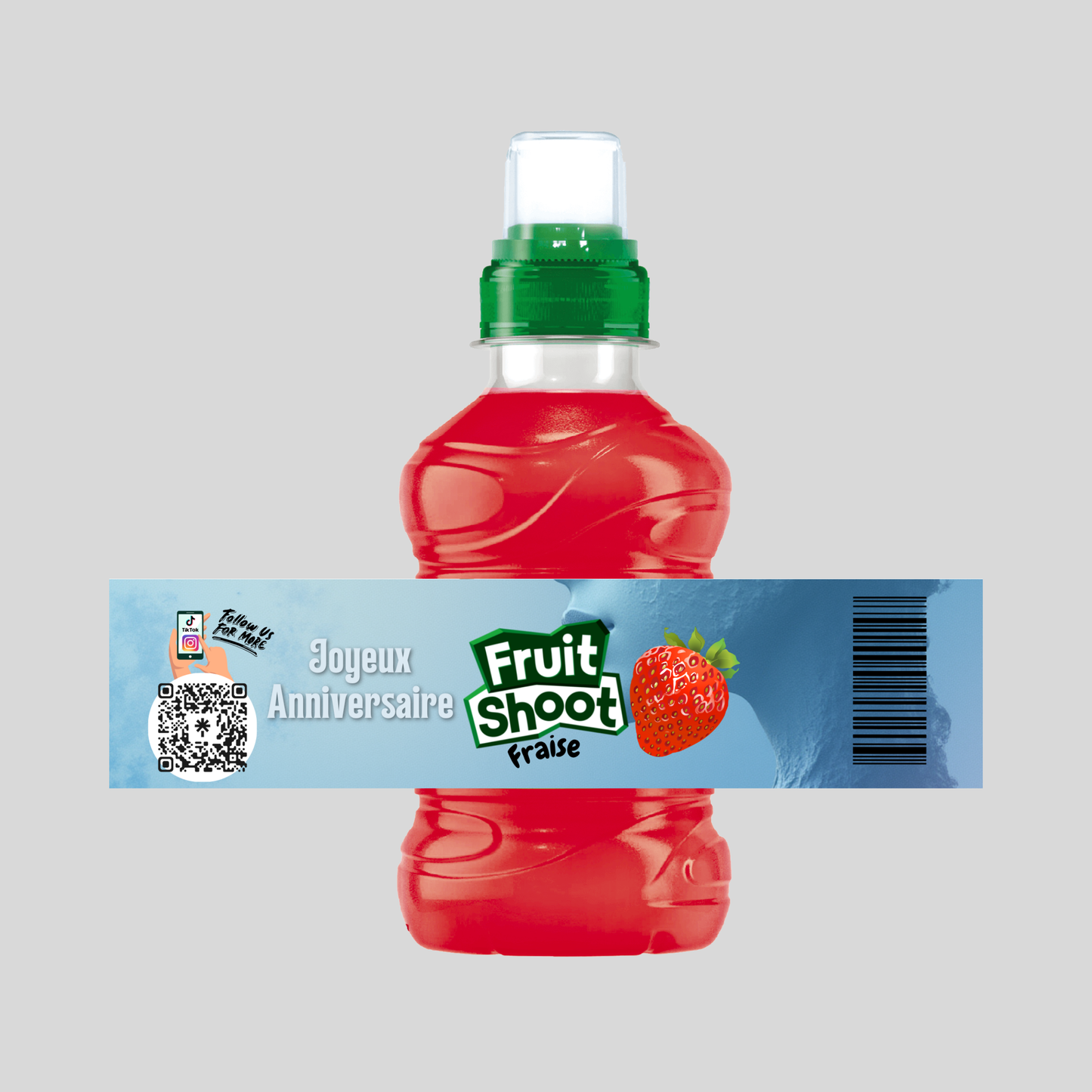 Jus FRUIT SHOOT (Anniversaire Infinity Gris) Fraise 20cl