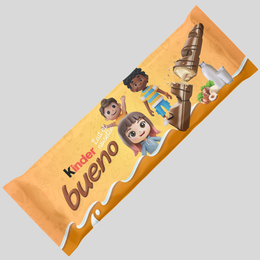 Chocolat KINDER BUENO (Anniversaire Enfants Orange)
