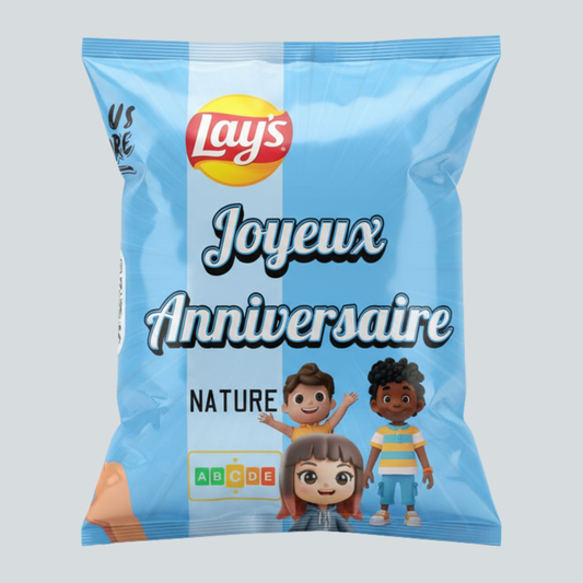 Chips LAYS Bleu (Anniversaire Enfants) 28g