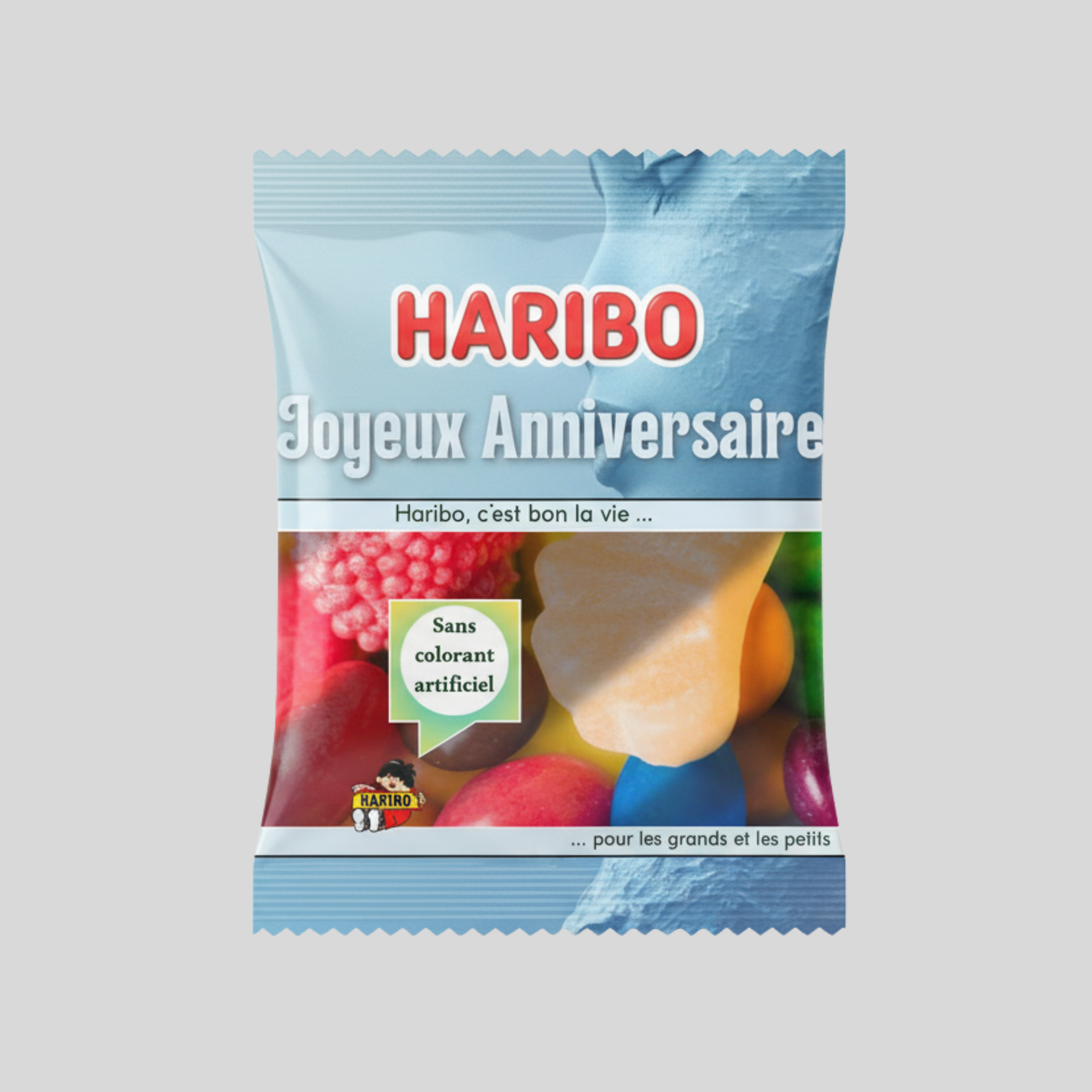 Bonbon HARIBO (Anniversaire Infinity Gris) 30g