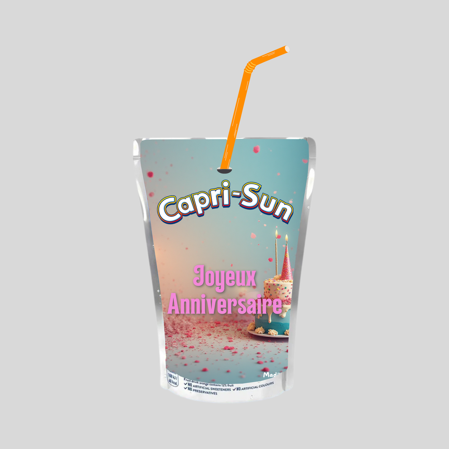 Jus CAPRI-SUN (Gâteau Anniversaire) Multi-Vitamin 200ml