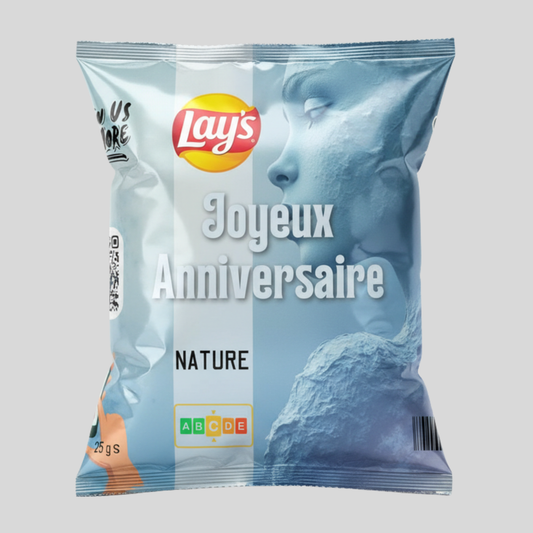 Chips LAYS Bleu et Gris (Infinity Anniversaire) 28g