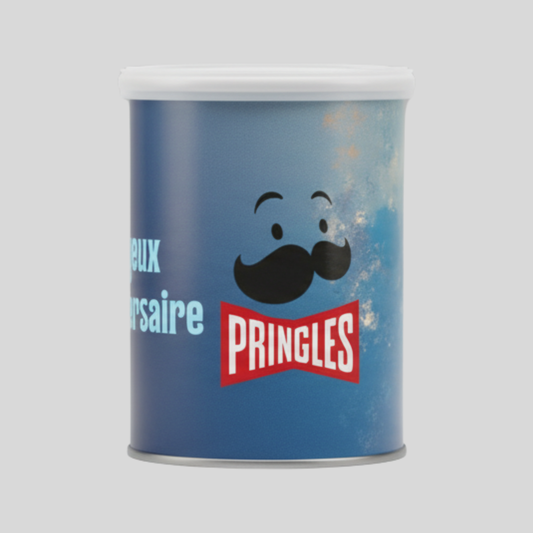 Snack PRINGLES (Anniversaire Texture Bleu) Original 40g