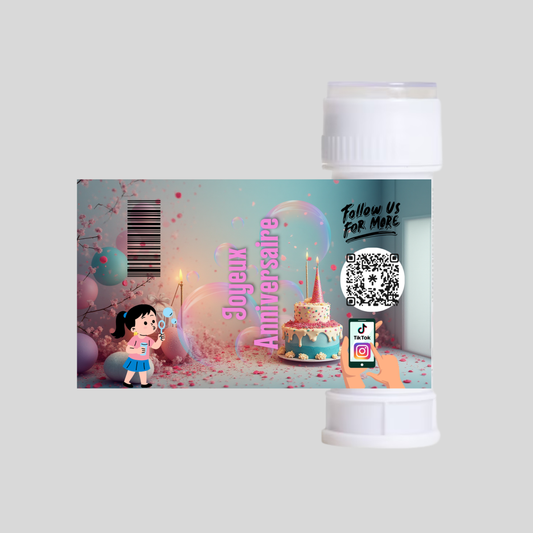 Tube à Bulles (Gâteau Anniversaire)