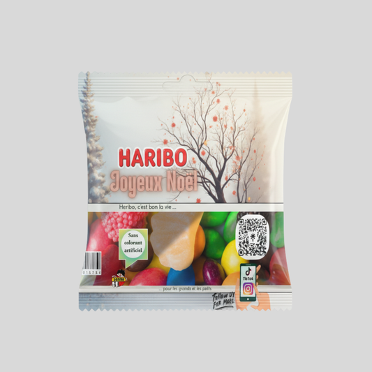 Bonbon HARIBO (Joyeux Noël Blanc) 30g