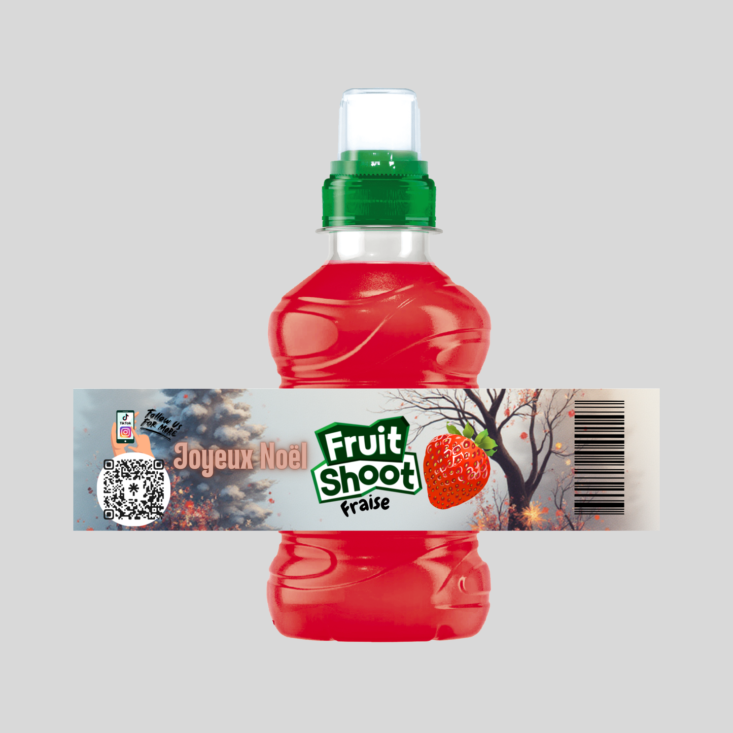 Jus FRUIT SHOOT (Joyeux Noël Blanc) Fraise 20cl