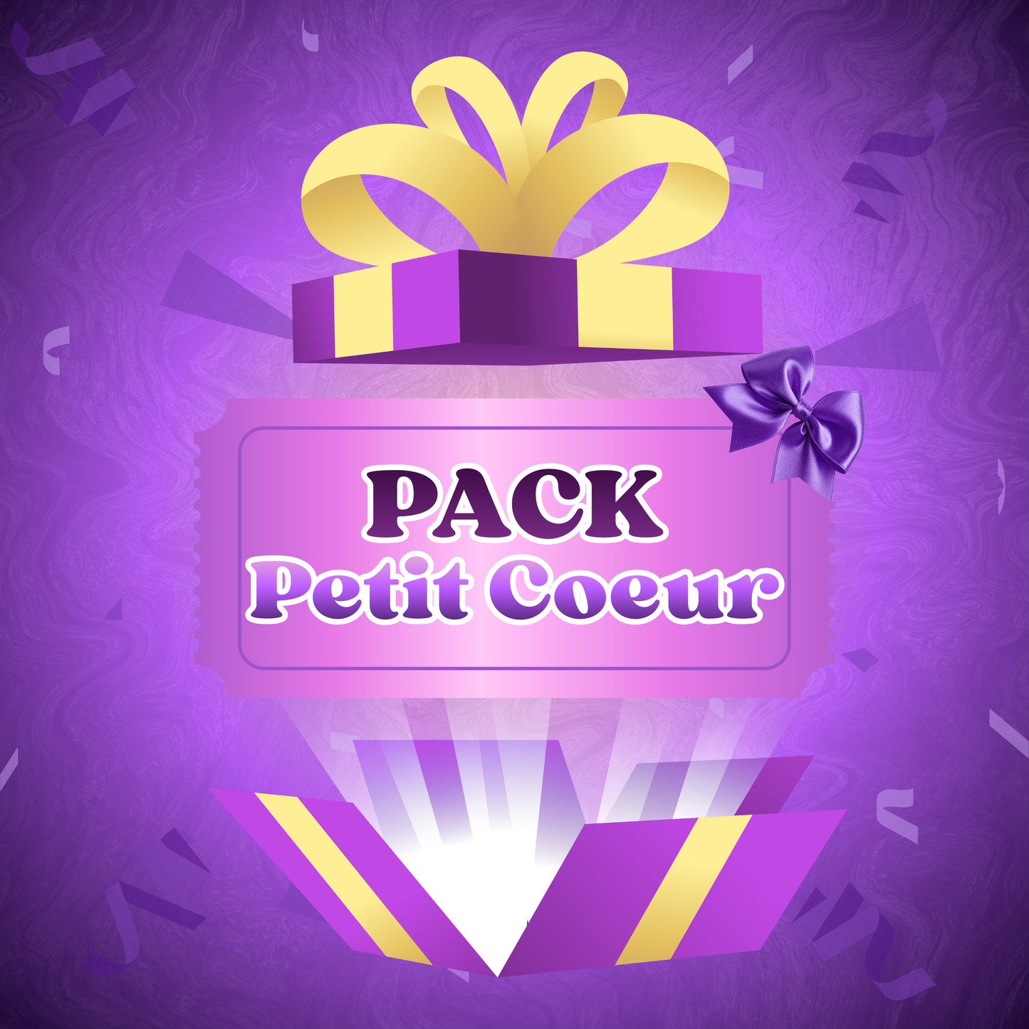 Pack Petit Coeur Anniversaire Personnalisé - 5 Pringles + 5 Fruit-Shoot + 5 Kinder + 5 Bonbons + Eau + Champomy + Bulles