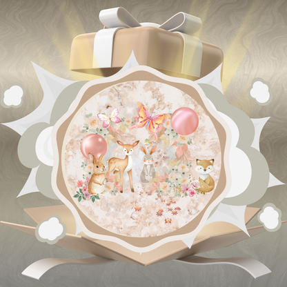 Pack LouLou Anniversaire Personnalisé - 5 Chips + 5 Capri-Sun + 5 Kinder + 5 Bonbons + Eau + Champomy + Bulles